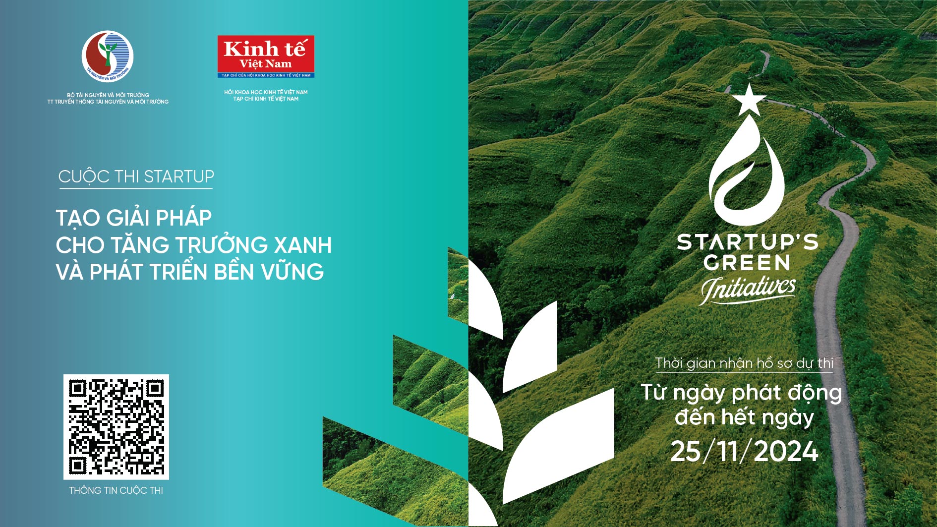 Cuộc thi Startup - Tạo giải pháp cho tăng trưởng xanh và phát triển bền vững