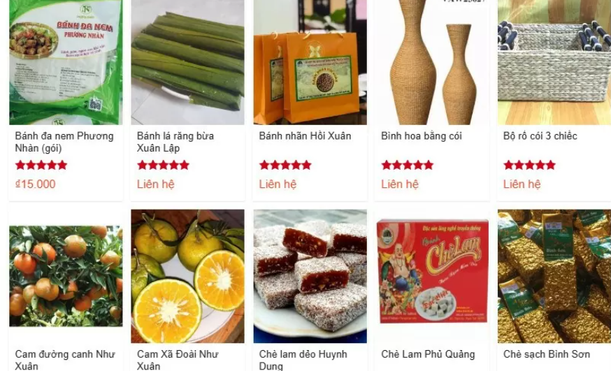 Sản phẩm nông nghiệp Thanh Hóa được giới thiệu, tiêu thụ trên các website, ứng dụng công nghệ số