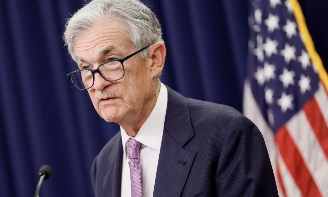Chủ tịch Fed Jerome Powell tại cuộc họp báo ngày 7/11 - Ảnh: Bloomberg.