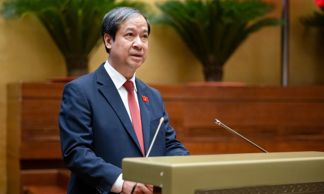 Bộ trưởng Bộ Giáo dục và Đào tạo Nguyễn Kim Sơn. Ảnh: Quochoi.vn.