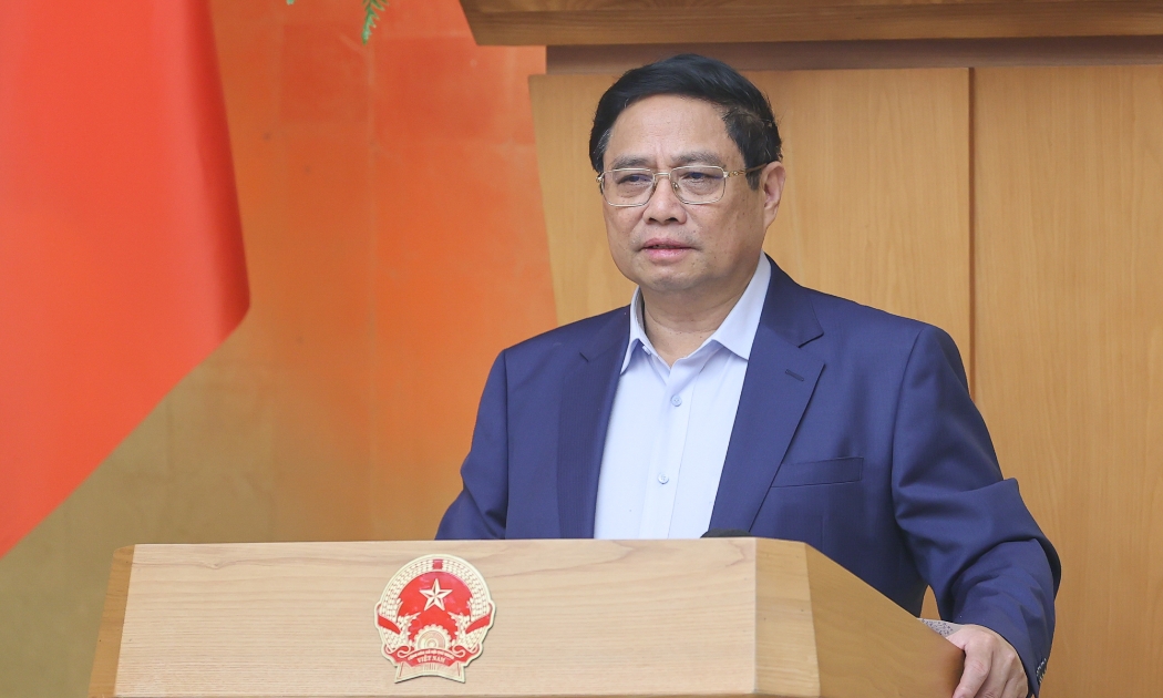 Thủ tướng phát biểu tại phiên họp - Ảnh: VGP