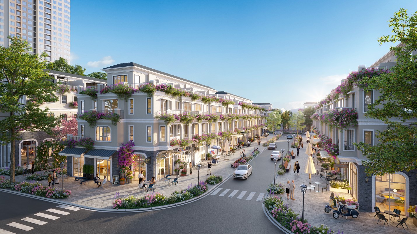 Nhà phố quảng trường Central Plaza mở ta tiềm năng kinh doanh không giới hạn.