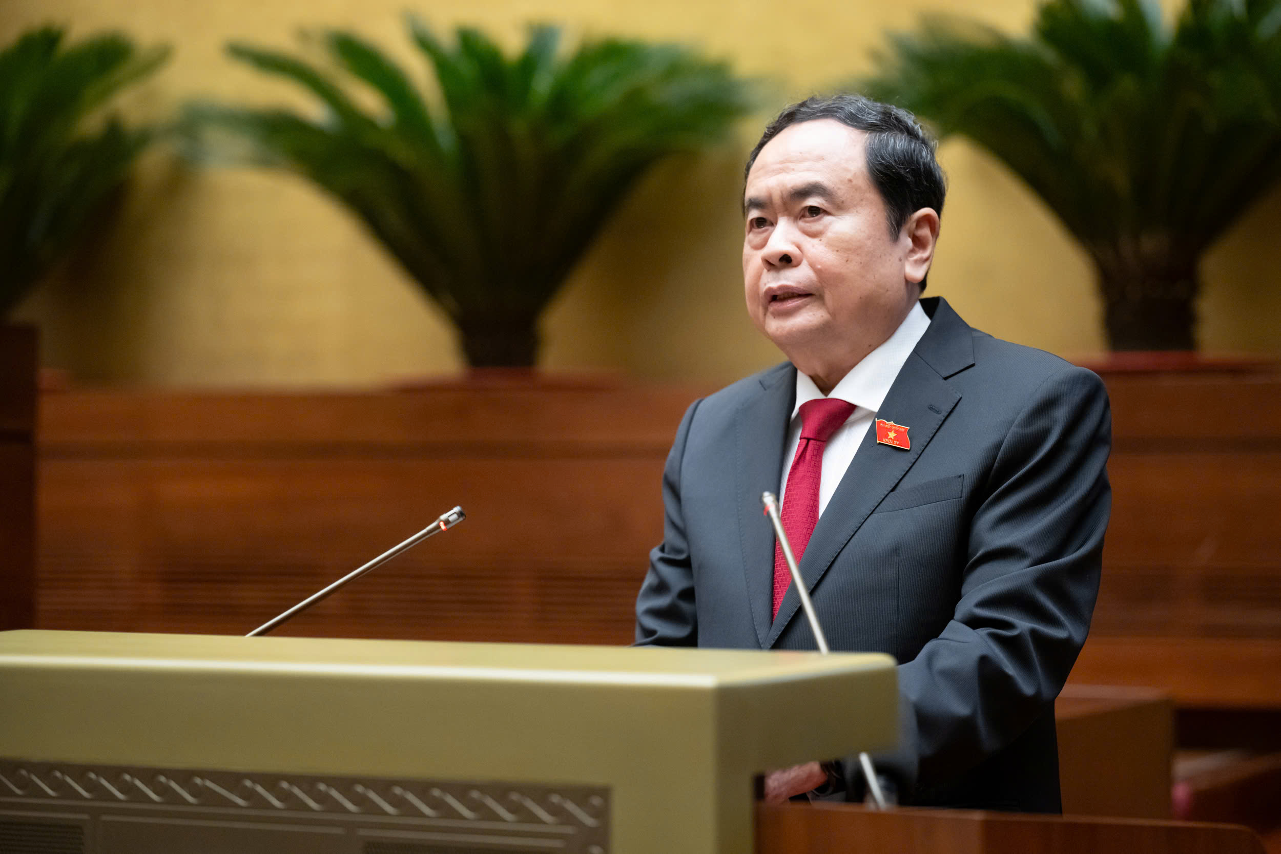 Chủ tịch Quốc hội Trần Thanh Mẫn khai mạc phiên chất vấn