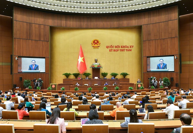 Quốc hội bắt đầu tiến h&agrave;nh phi&ecirc;n chất vấn v&agrave; trả lời chất vấn.