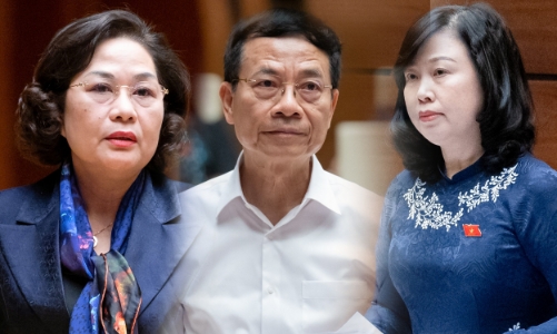 Quốc hội bắt đầu chất vấn 3 Bộ trưởng, trưởng ngành: Ngân hàng, Y tế, Thông tin và Truyền thông