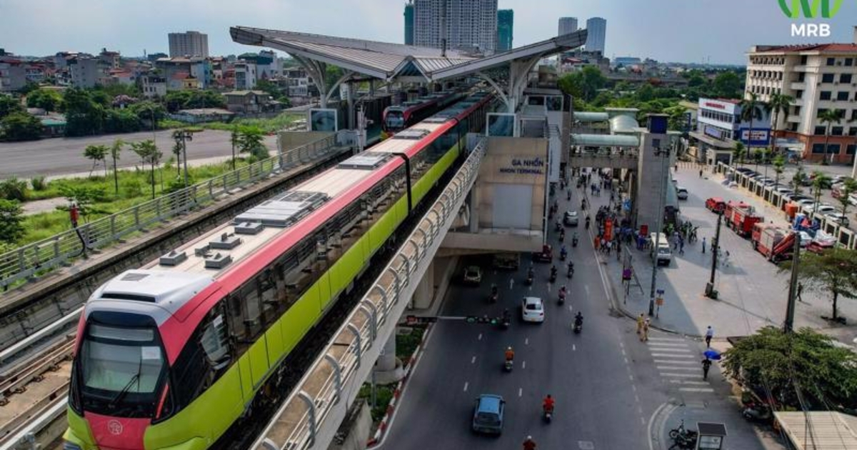 Elevated section of Hanoi metro line officially inaugurated - VnEconomy