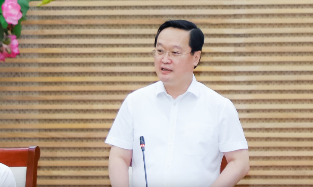 Ông Nguyễn Đức Trung, Chủ tịch UBND tỉnh Nghệ An được bầu giữ chức Bí thư Tỉnh ủy Nghệ An.  Ảnh: PHẠM BẰNG