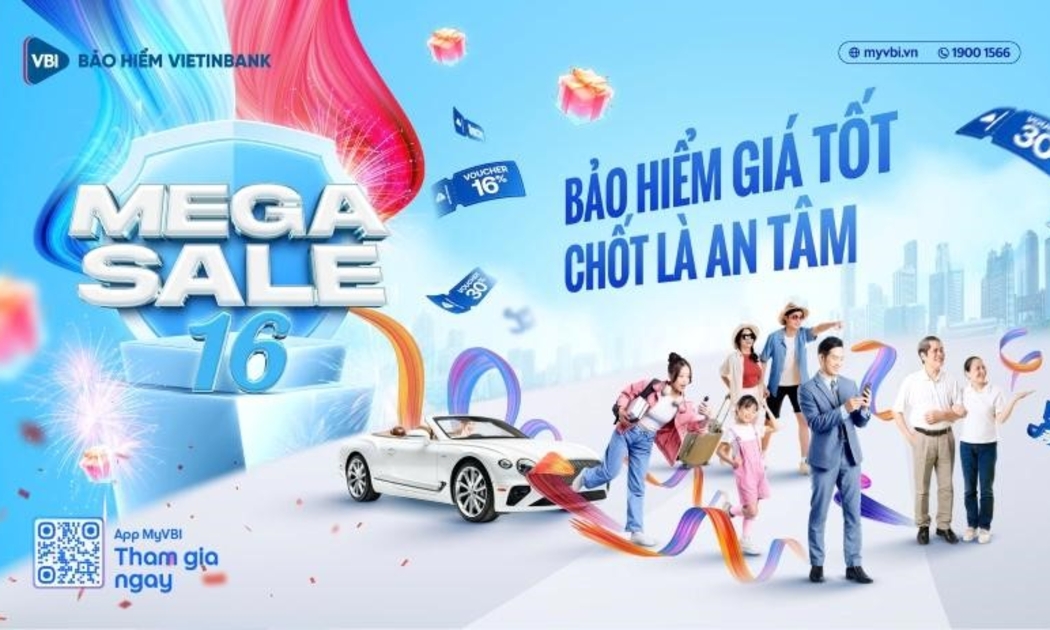 Bảo hiểm Vietinbank tung siêu khuyến mãi lên tới 16% phí bảo hiểm sức khoẻ.