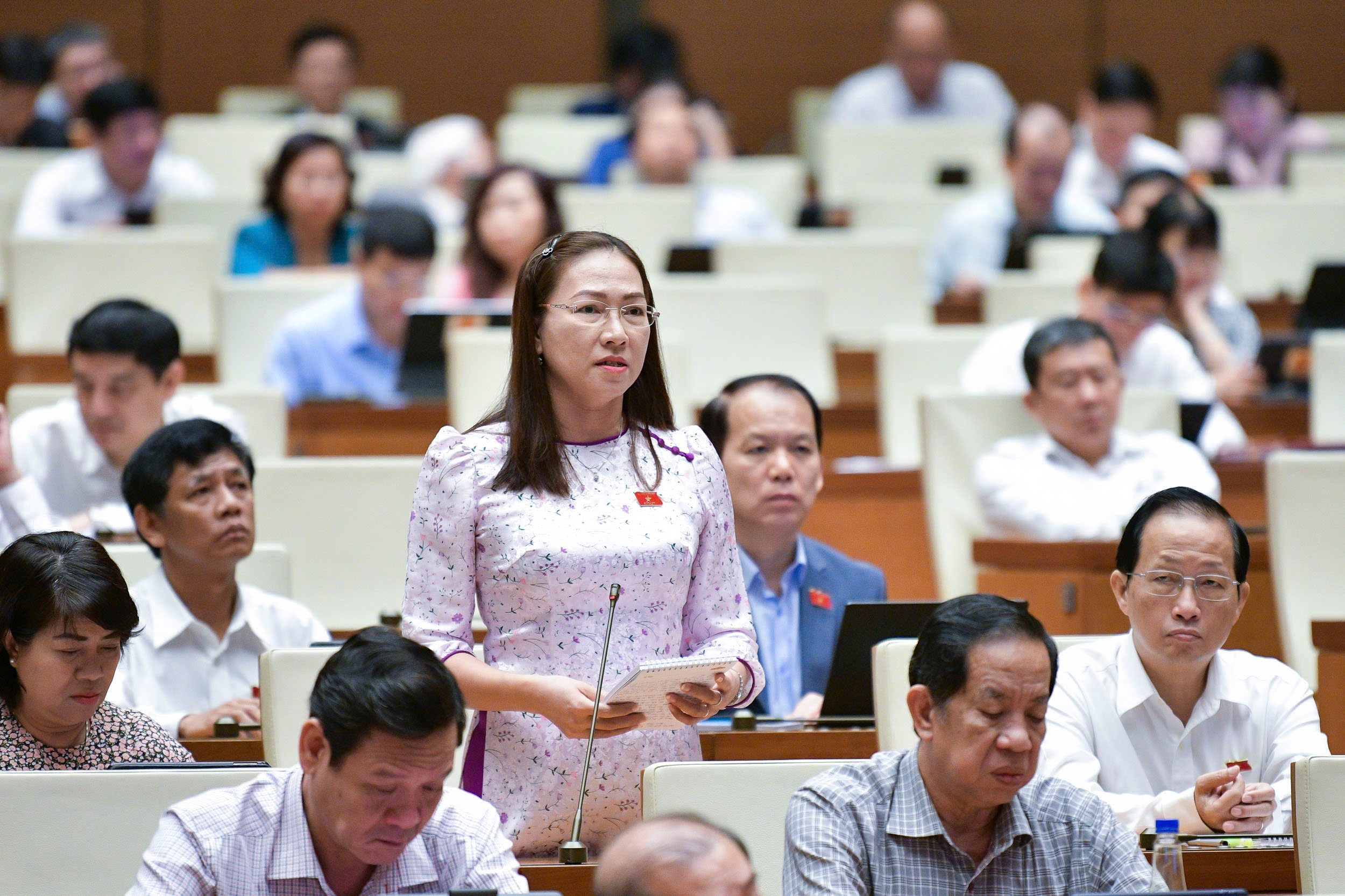 Đại biểu Nguyễn Thị Yến Nhi, đoàn Bến Tre.