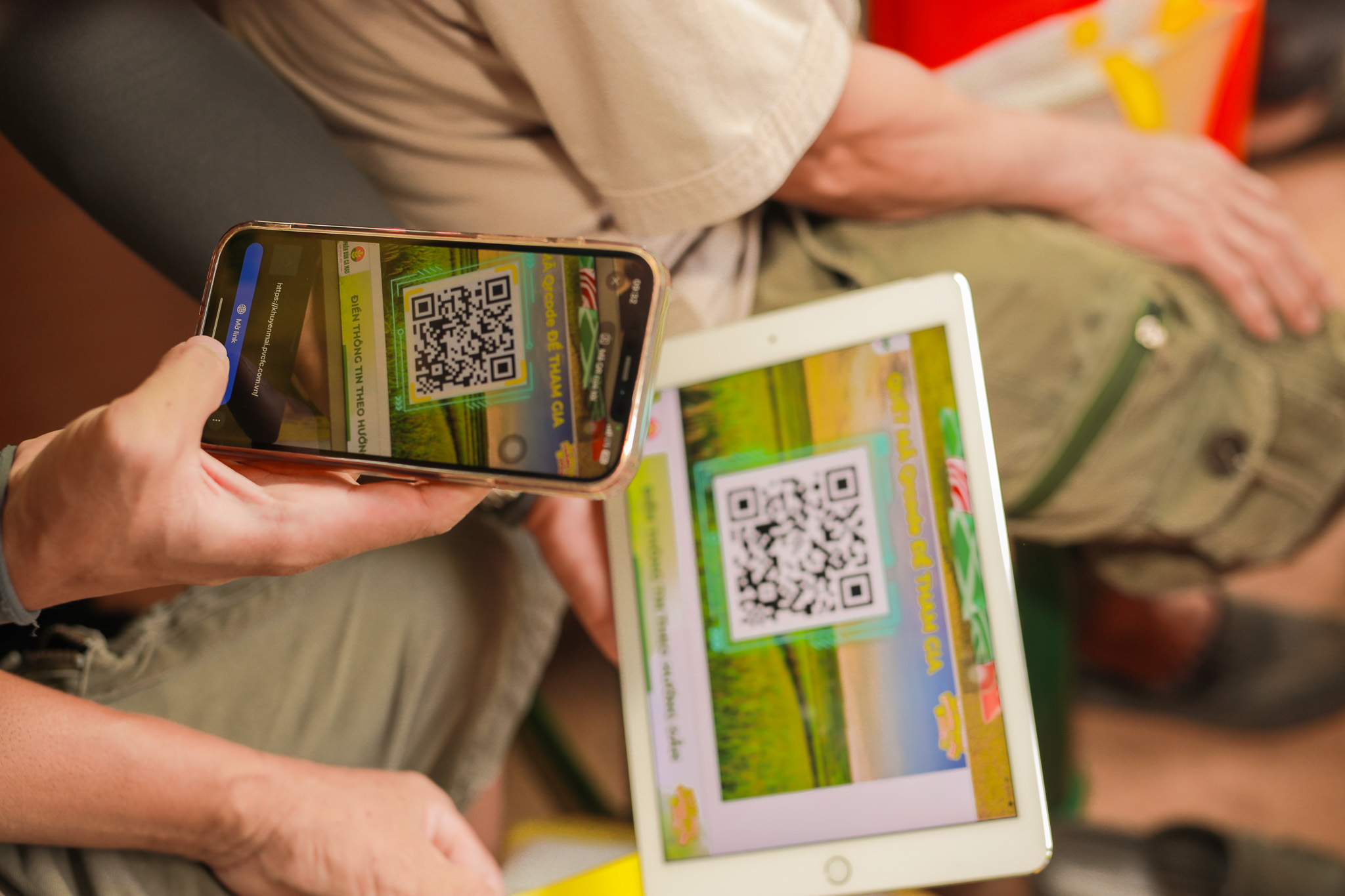 Quét mã QRcode đơn giản, nhanh chóng với hàng trăm ngàn cơ hội trúng lớn.
