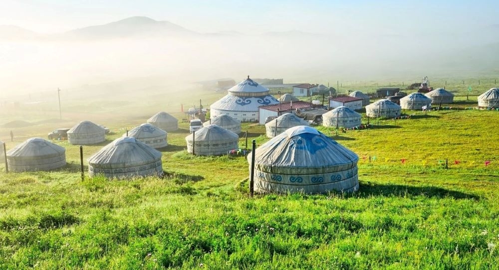 Lều du mục tr&ecirc;n thảo nguy&ecirc;n M&ocirc;ng Cổ. Ảnh minh hoạ.