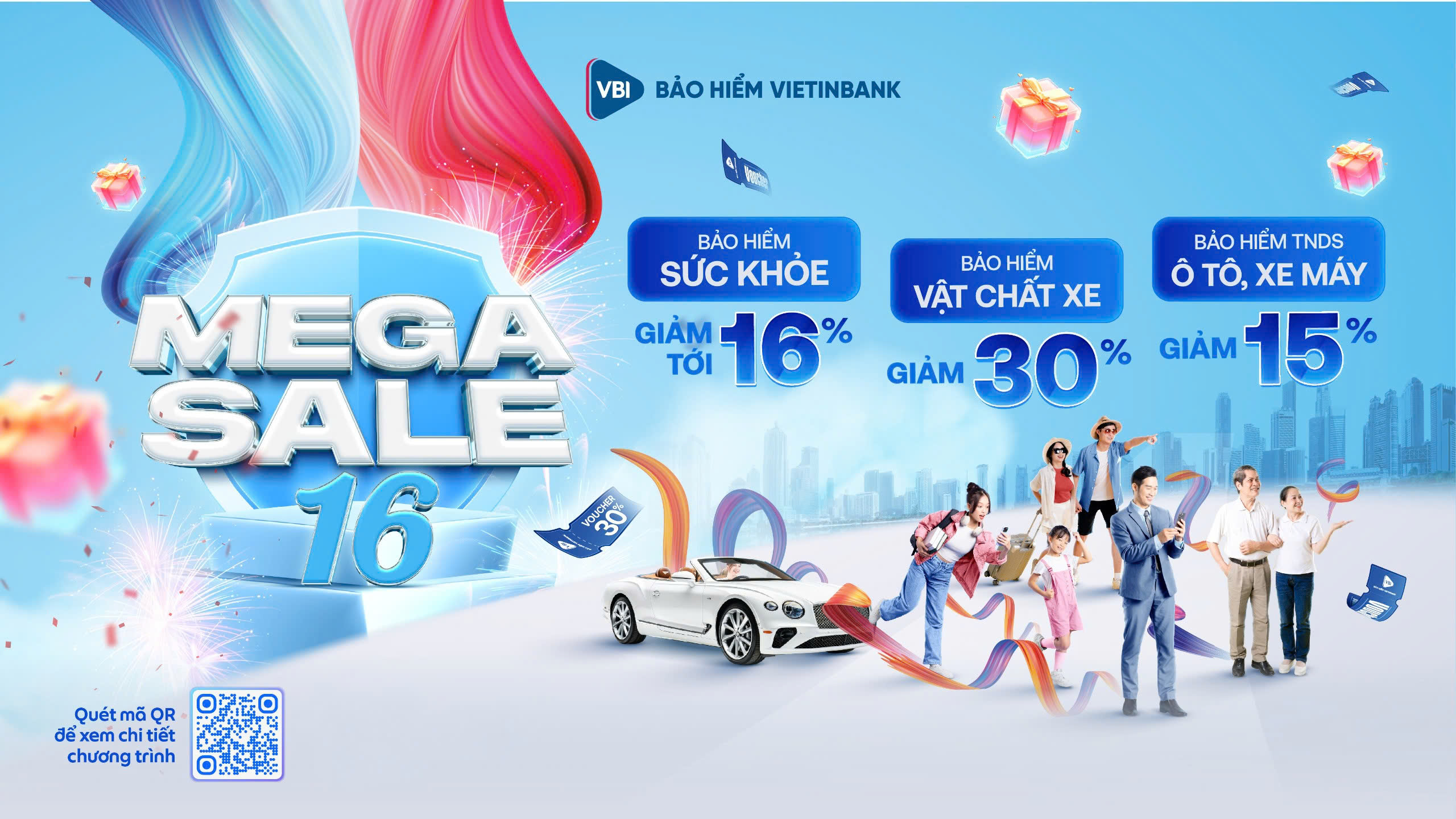 VBI triển khai MegaSale trên toàn quốc từ ngày 1/11 đến 31/12/2024.