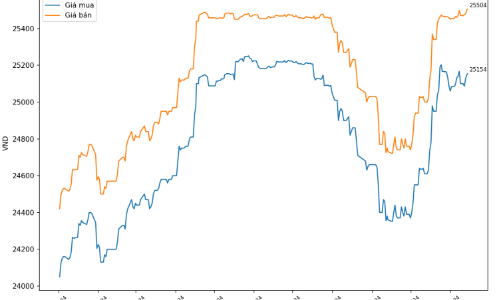 Tỷ giá lên mức cao nhất trong năm nay