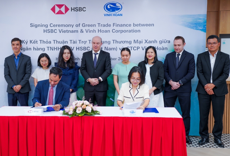 HSBC Vietnam to provide green trade financing to Vinh Hoan Corporation 