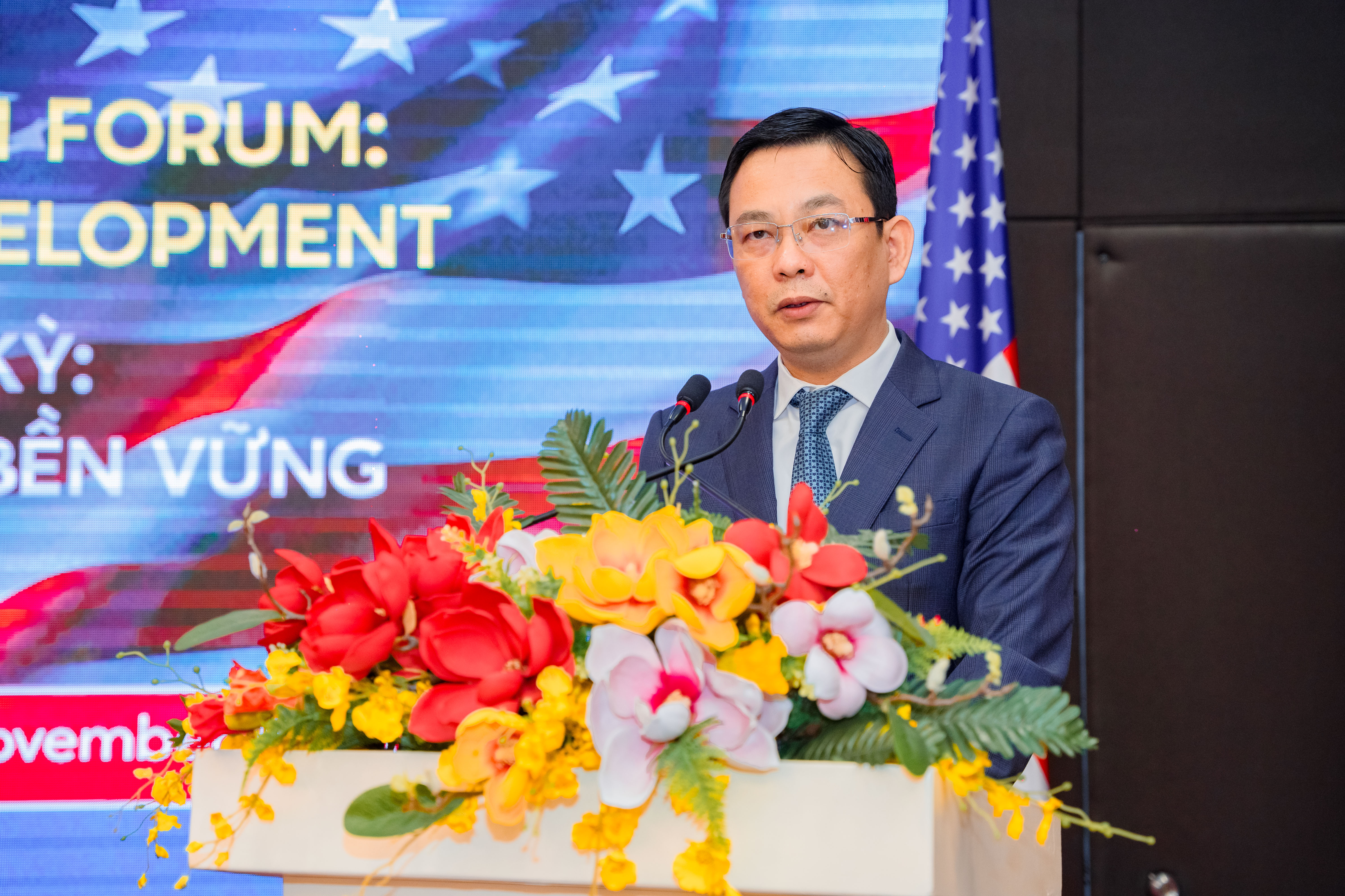 Ông Đồng Huy Cương, Phó Chủ tịch Liên hiệp các tổ chức hữu nghị Việt Nam. 