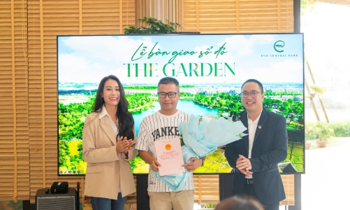 Những cư dân đầu tiên Eco Central Park được nhận sổ đỏ