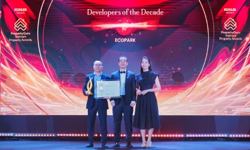 Nhà sáng lập Ecopark được vinh danh “Chủ đầu tư của thập kỷ” tại “Việt Nam PropertyGuru”