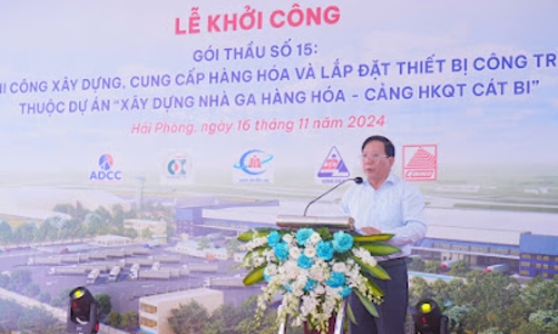 Hải Phòng khởi công nhà ga hàng hóa hơn 720 tỷ 