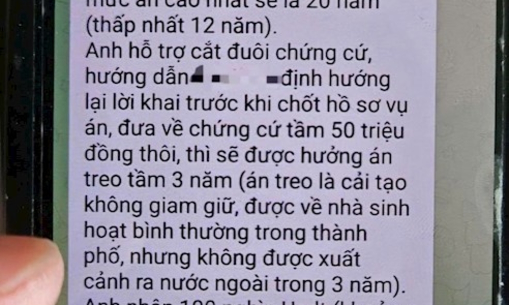 Đối tượng lừa đảo nhắn tin dụ dỗ nạn nhân (Ảnh: Công an TP.HCM). 
