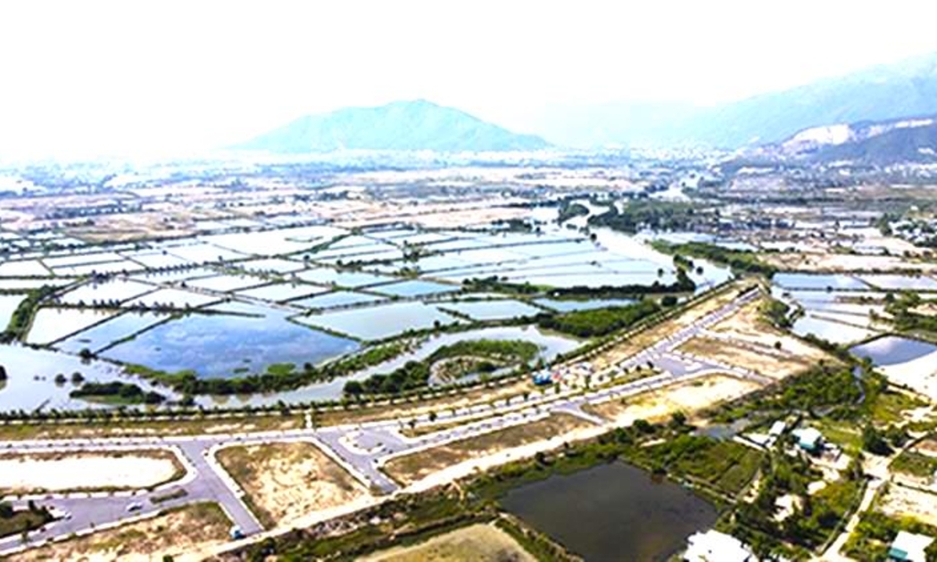 Khu vực dự kiến lập quy hoạch Khu đô thị - Công viên - Trung tâm hành chính mới tỉnh Khánh Hòa.