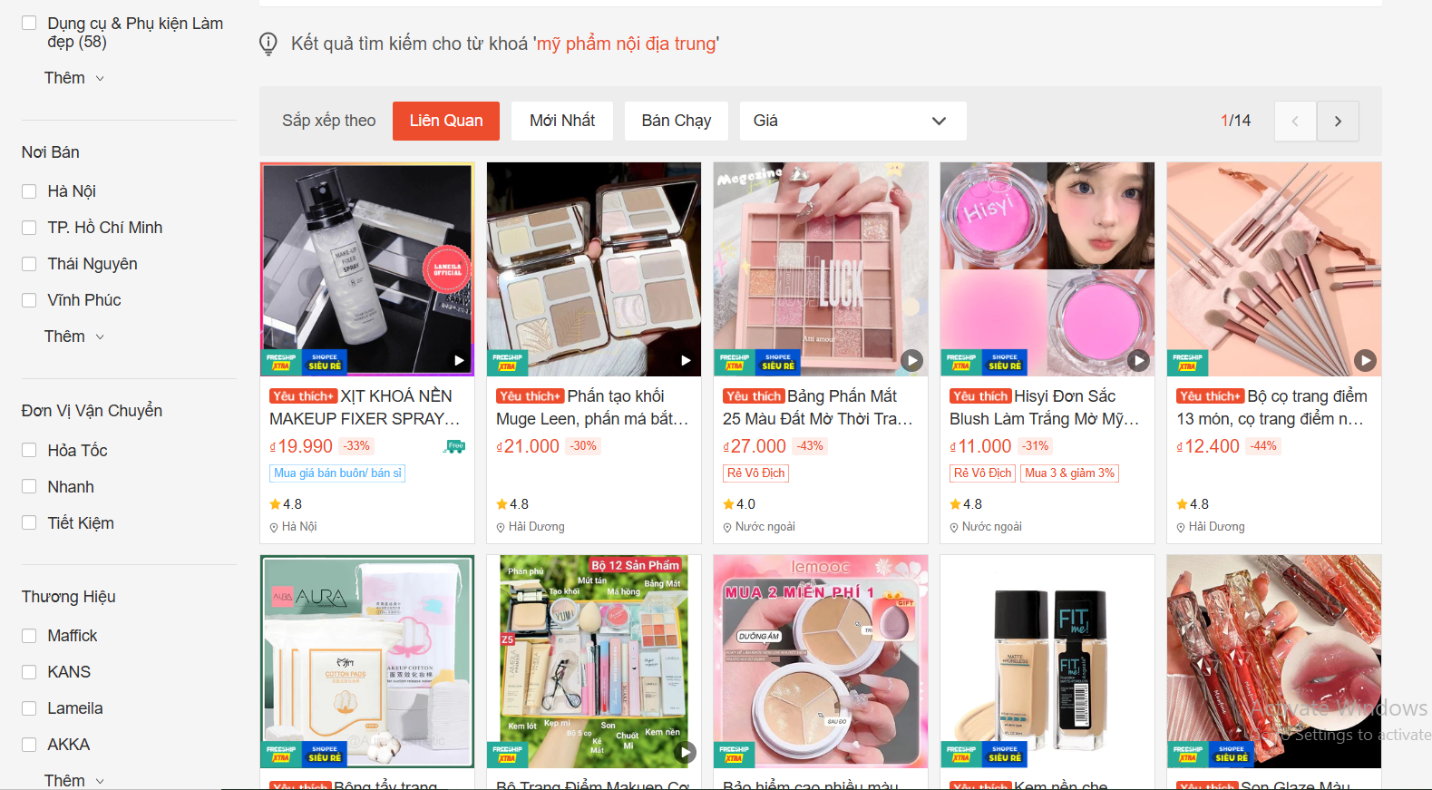 Top 5 thương hiệu mỹ phẩm nội địa Trung được khách Việt săn đón, chốt đơn trên kênh online bao gồm: Focallure, Colorkey, Judydoll, Perfect Diary và Zeesea. 