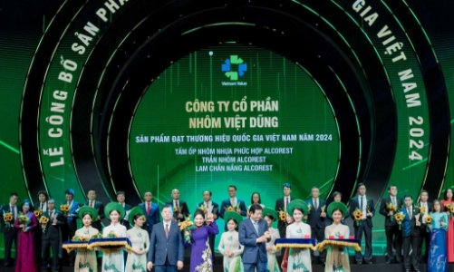 Nhôm Việt Dũng liên tiếp đón nhận “Thương hiệu Quốc gia” và “Top 10 Thương hiệu mạnh” 2024