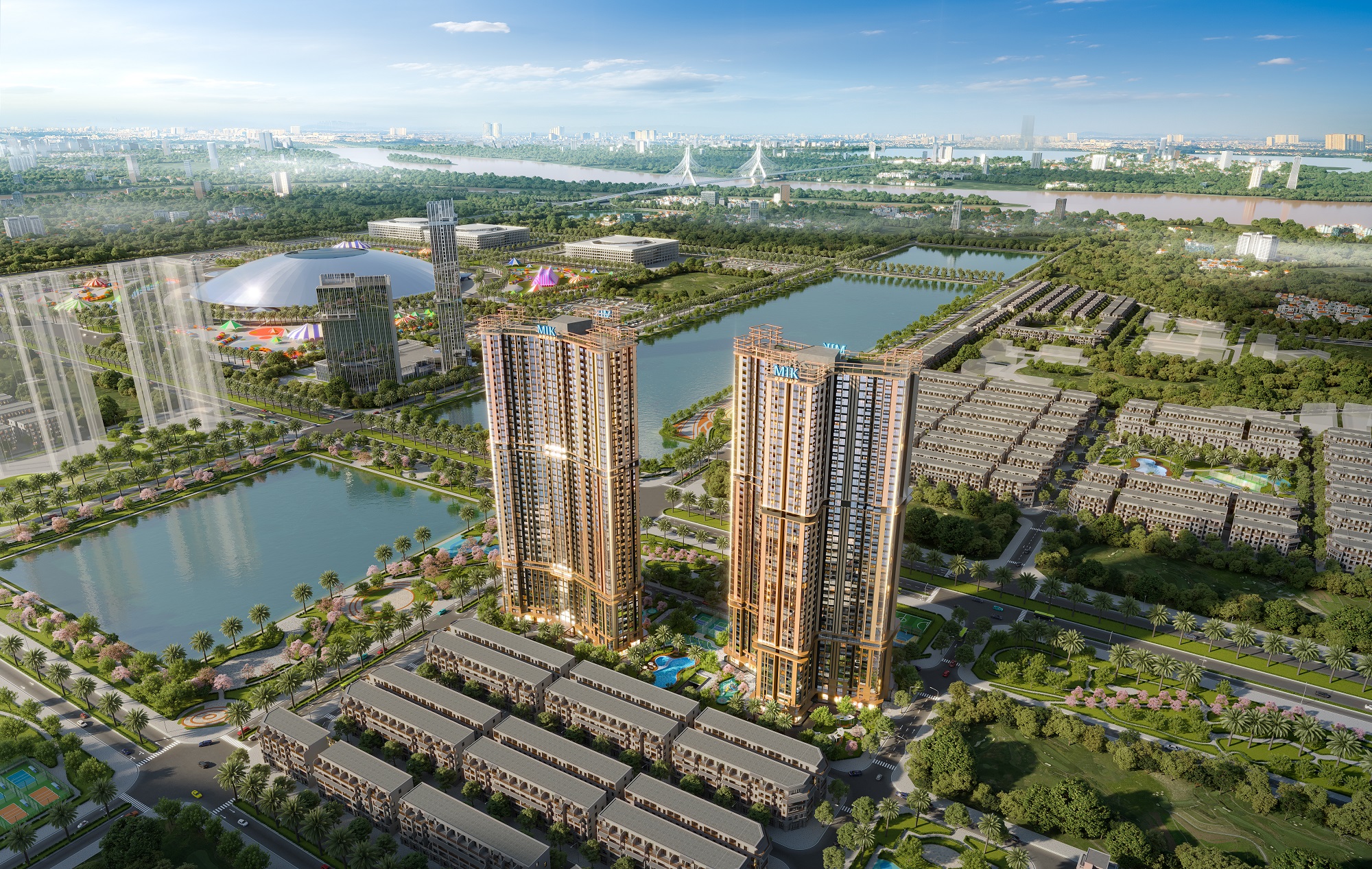 The Continental nằm tại vị tr&iacute; trung t&acirc;m của đ&ocirc; thị mới được ph&aacute;t triển theo m&ocirc; h&igrave;nh &ldquo;Inter-City Hub&rdquo; đầu ti&ecirc;n tại Việt Nam.