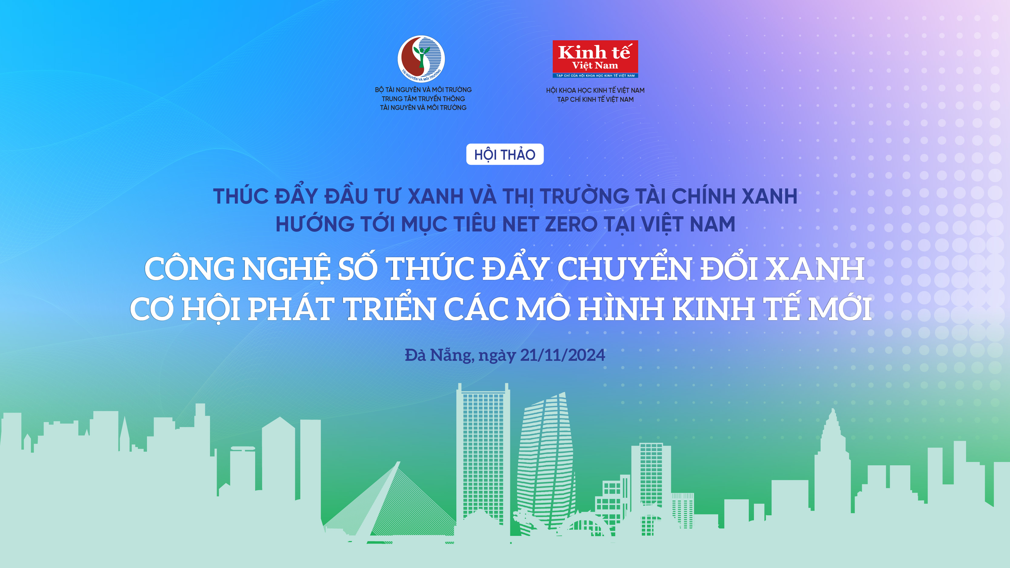 Hội thảo sẽ trao đổi, làm rõ, minh bạch các thông tin về ứng dụng công nghệ số thúc đẩy chuyển đổi xanh, phát huy hiệu quả nguồn lực vốn, tạo động lực thúc đẩy sự phát triển của các mô hình kinh tế mới.