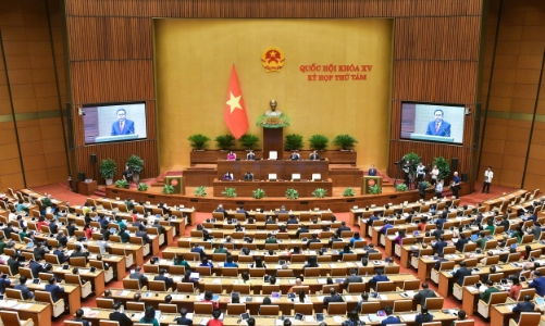 Quốc hội tiếp tục chương trình kỳ họp thứ 8: Xem xét quyết định nhiều dự án luật và chủ trương quan trọng