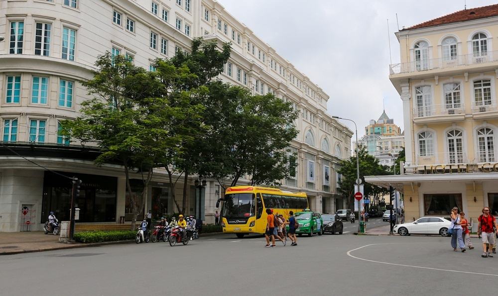 Một góc đường Đồng Khởi tại TP.HCM.