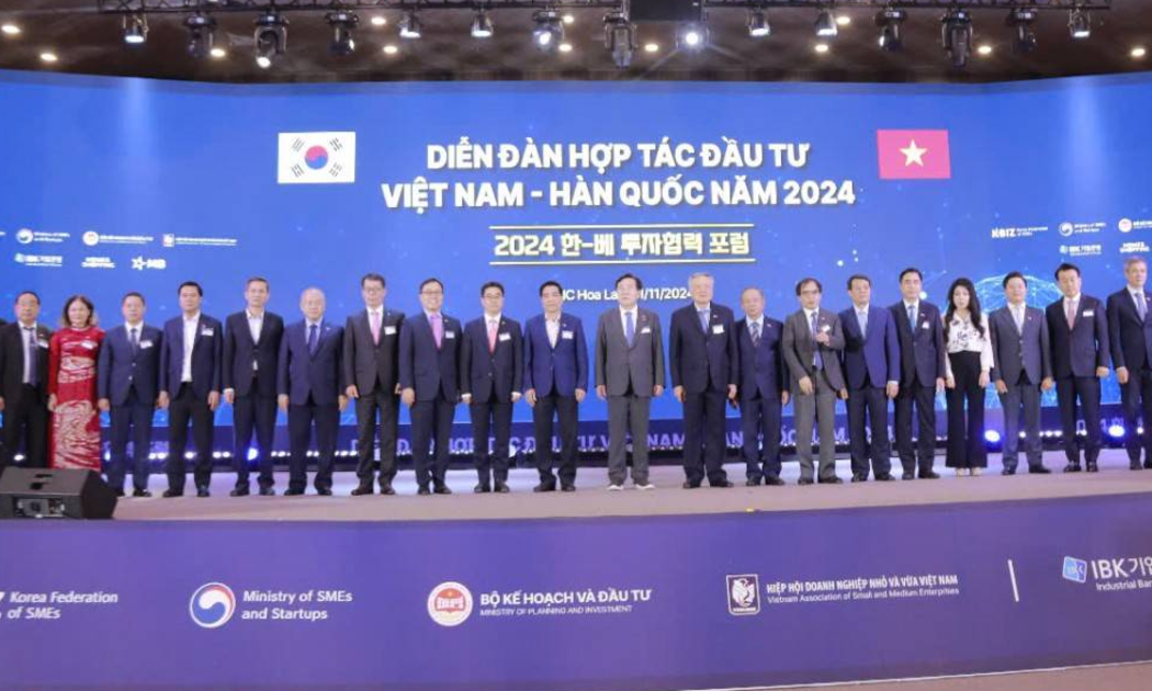Diễn đàn hợp tác đầu tư Việt Nam - Hàn Quốc 2024. Ảnh: Nguyễn Hoàng.