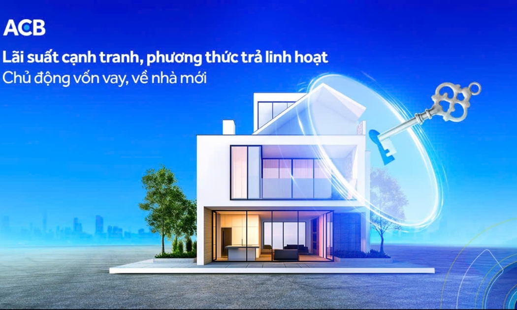 Lãi suất cạnh tranh, phương thức trả lãi linh hoạt, thời gian vay cố định đến 5 năm… là những ưu điểm về gói vay mua nhà từ ACB.