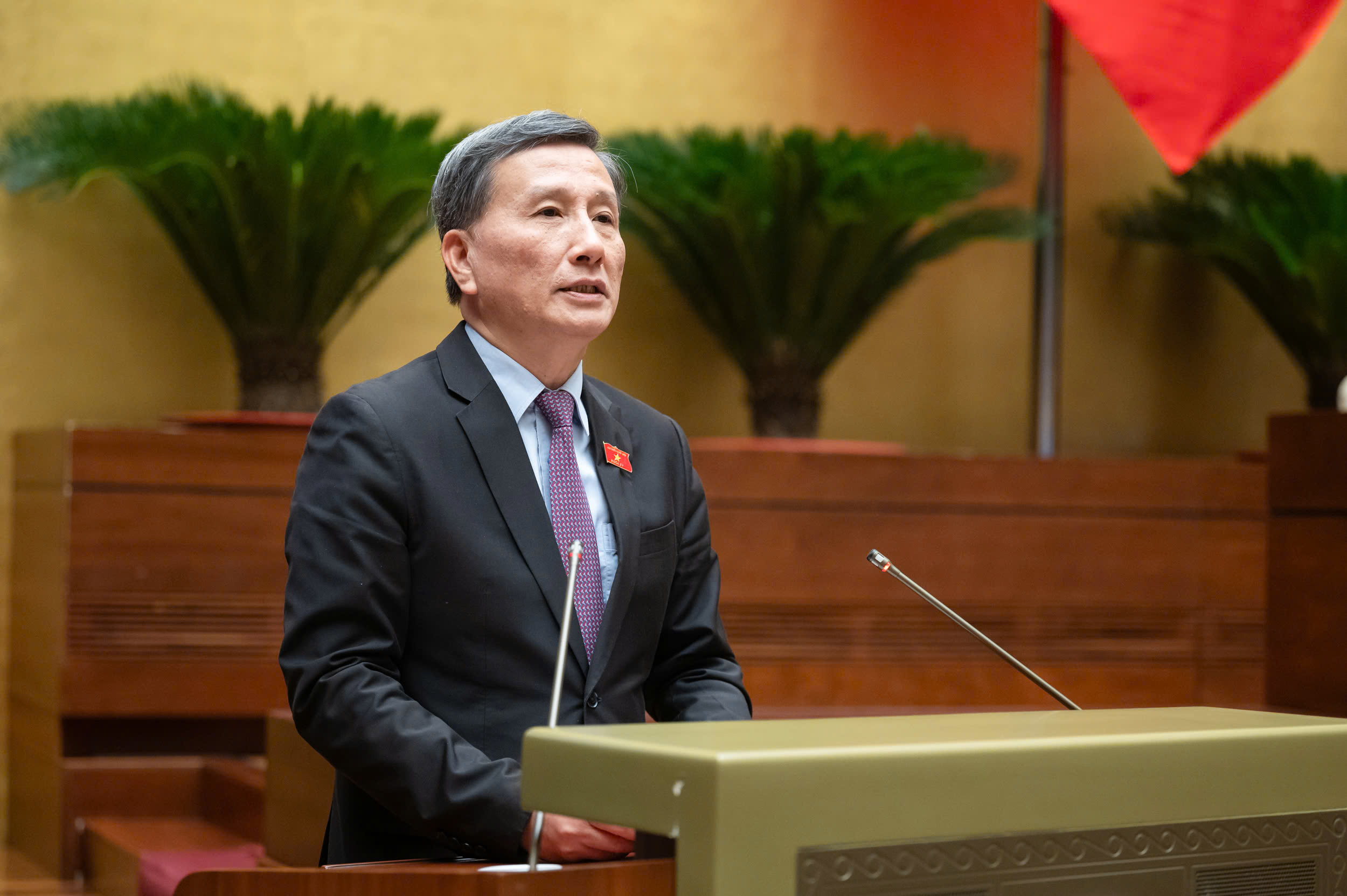 Chủ nhiệm Ủy ban Khoa học, Công nghệ và Môi trường Lê Quang Huy.