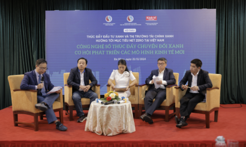 Ứng dụng công nghệ, thúc đẩy chuyển đổi xanh cần tài chính xanh