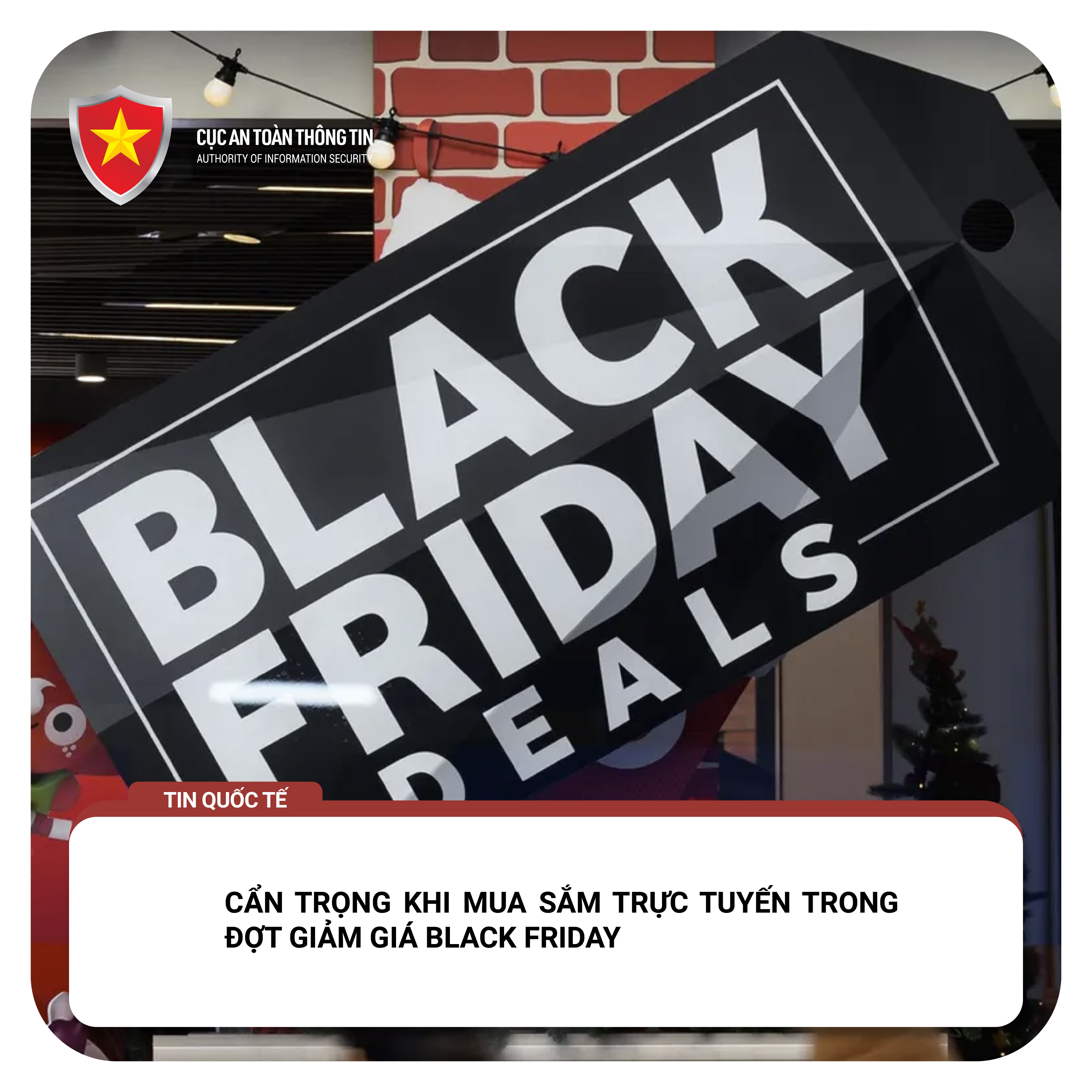 Cẩn trọng email, website thương mại điện tử, fanpage mùa Black Friday - Ảnh minh họa.