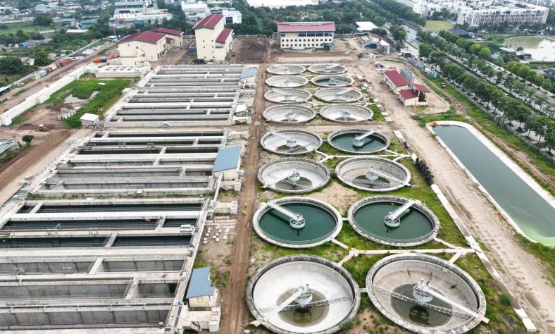 Nhà máy xử lý nước thải Yên Xá dự kiến sẽ được vận hành thử nghiệm vào đầu tháng 12 tới. 