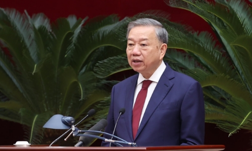 Tổng Bí thư Tô Lâm: Cơ cấu lại đội ngũ cán bộ phải gắn với nhiệm vụ tăng tốc bứt phá