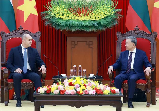 Tổng Bí thư Tô Lâm khẳng định Việt Nam luôn coi trọng gìn giữ và củng cố quan hệ với các nước bạn bè truyền thống, trong đó có Bulgaria. Ảnh: TTXVN