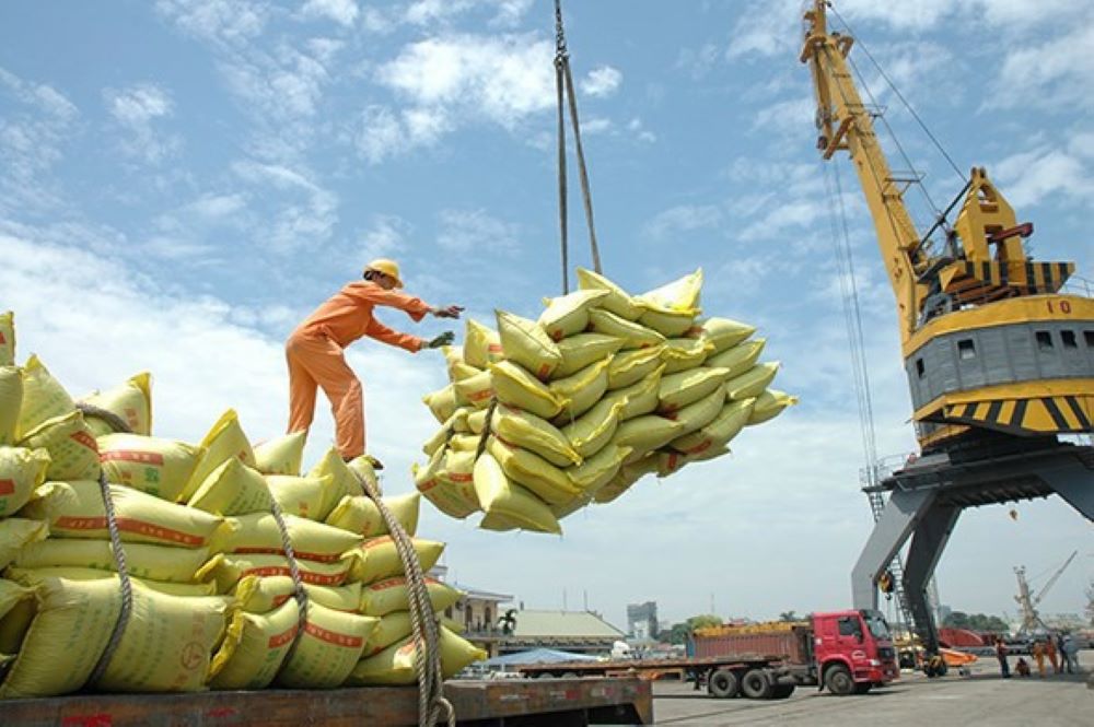 Kim ngạch xuất khẩu gạo đã vượt qua 5 tỷ USD.