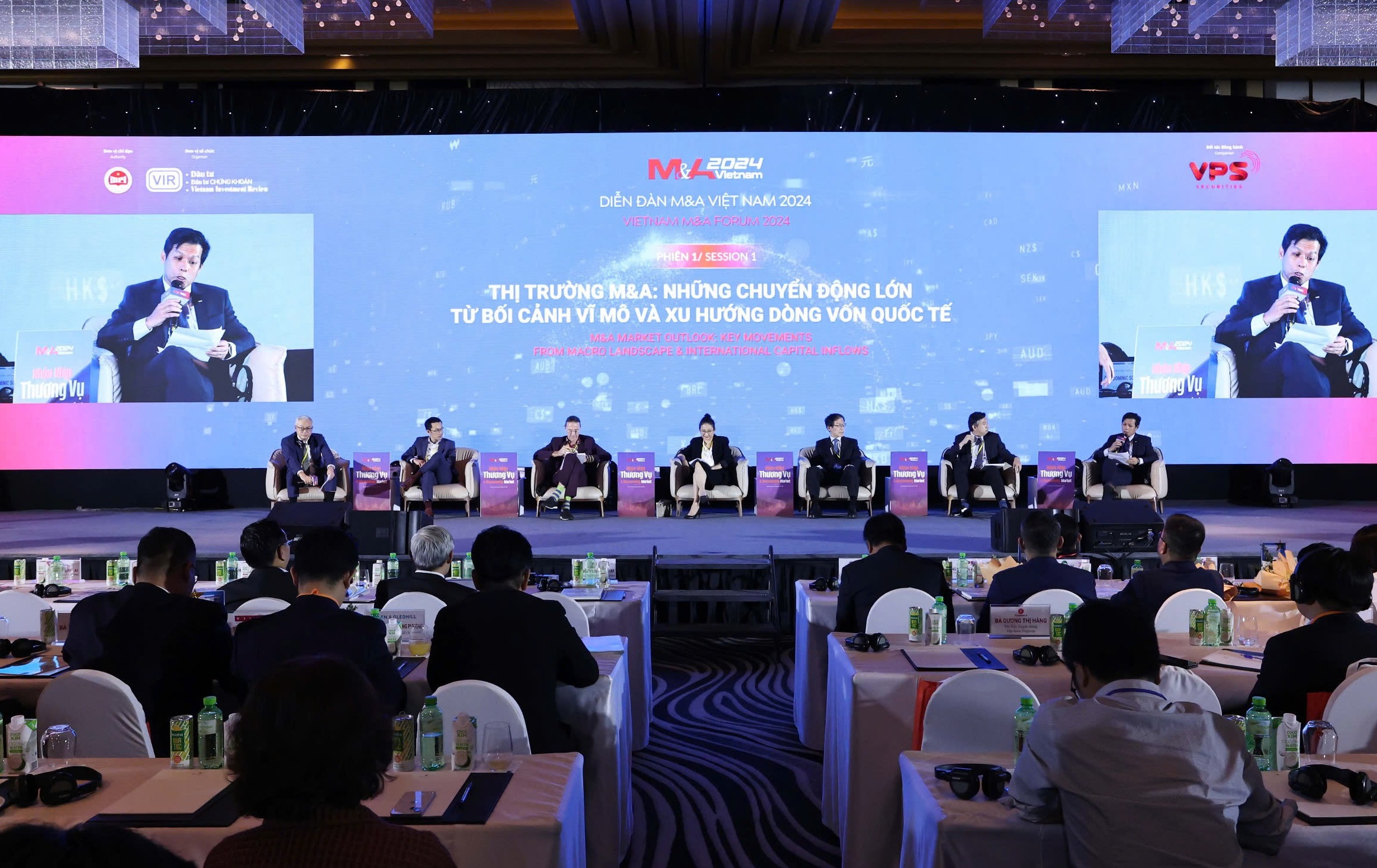 Toàn cảnh Diễn đàn M&A Vietnam Forum 2024 chiều 27/11. 