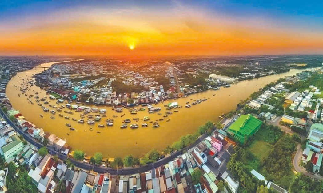 Đồng bằng sông Cửu Long có nhiều thế mạnh trong phát triển du lịch trên sông. Ảnh minh họa.