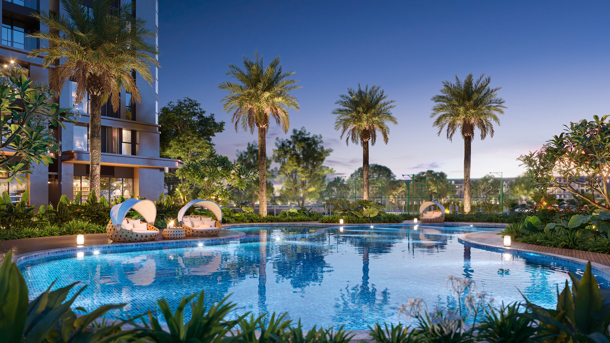 Cư dân The Continental được hưởng trọn 3 tầng tiện ích đẳng cấp.