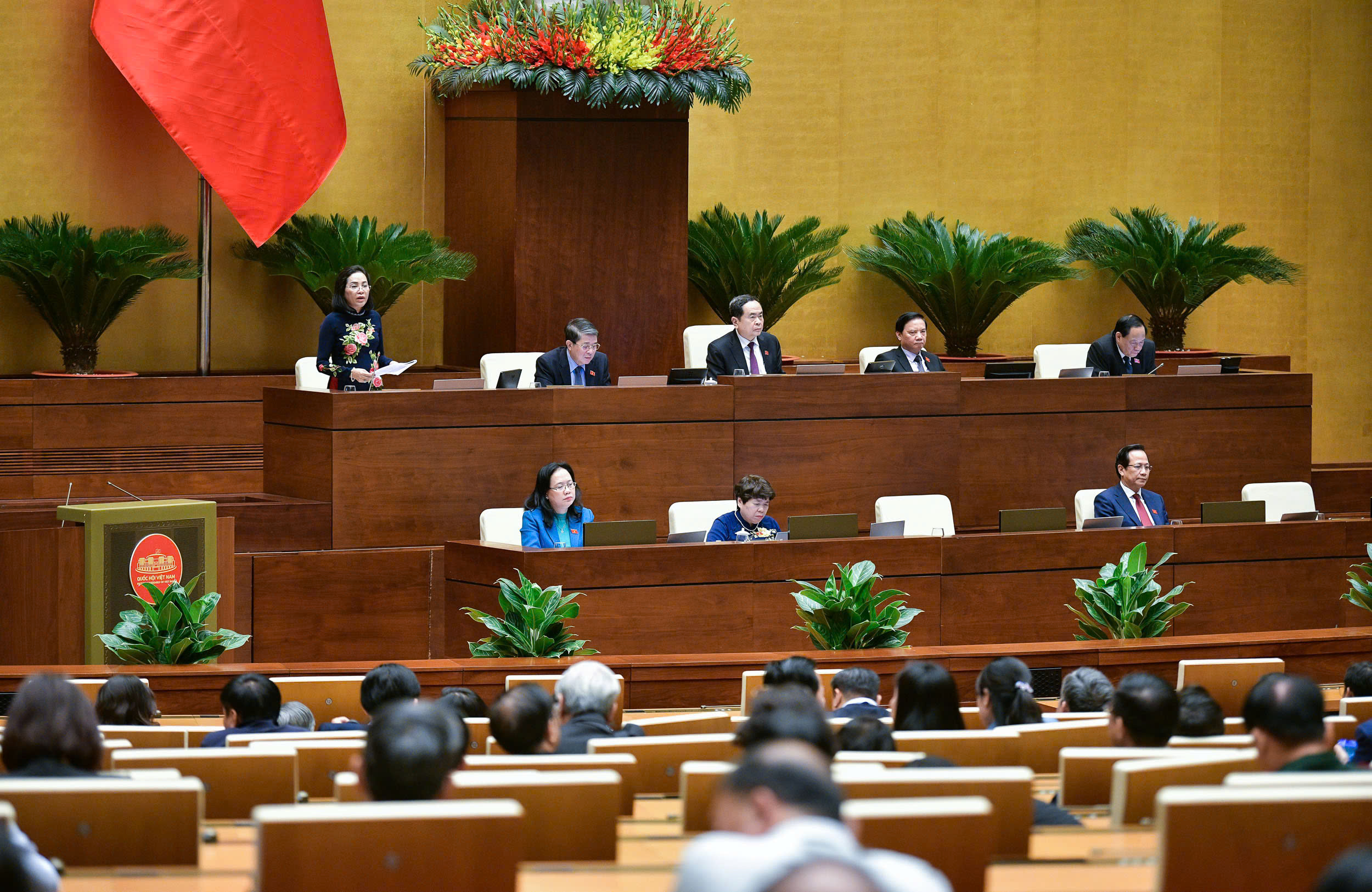 Toàn cảnh phiên họp. Ảnh: Quochoi.vn.
