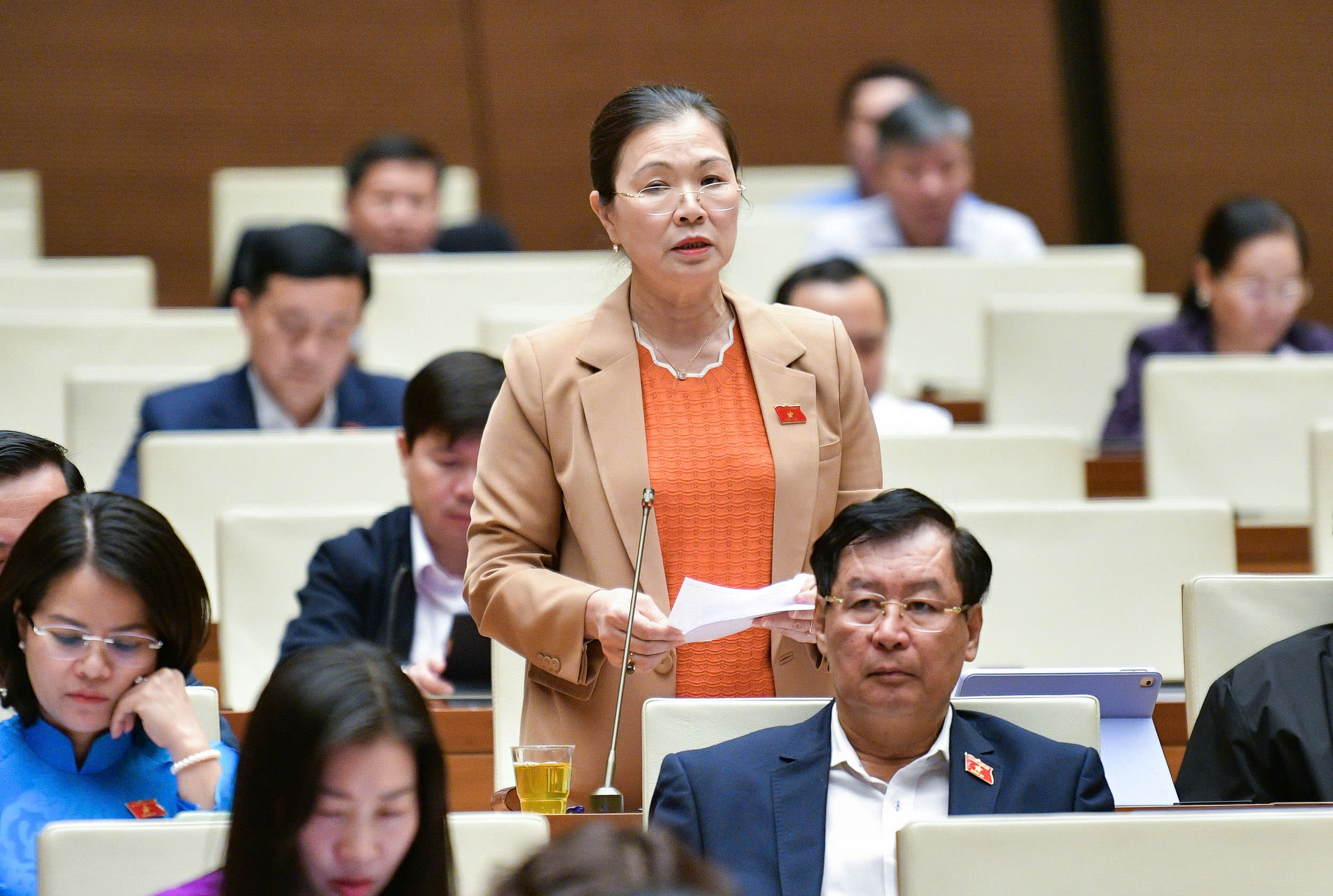 Đại biểu Trương Thị Ngọc Ánh, đoàn TP. Cần Thơ. Ảnh: Quochoi.vn.