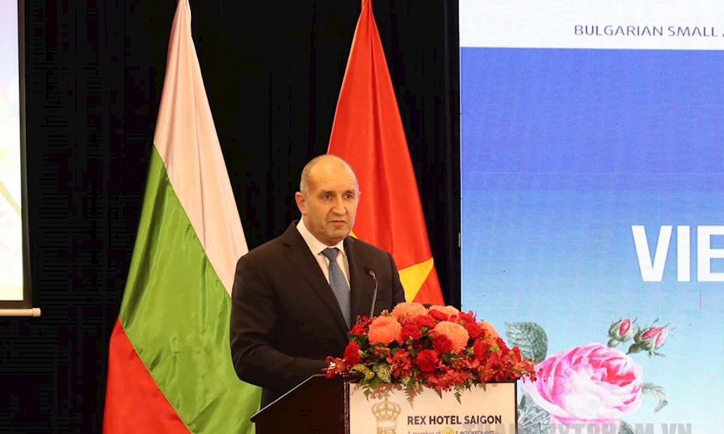 Tổng thống Cộng hòa Bulgaria Rumen Radev  phát biểu tại Diễn đàn.