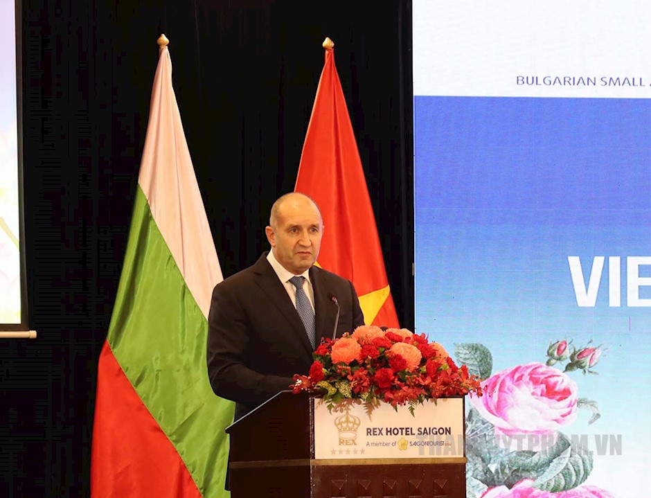 Tổng thống Cộng hòa Bulgaria Rumen Radev  phát biểu tại Diễn đàn.