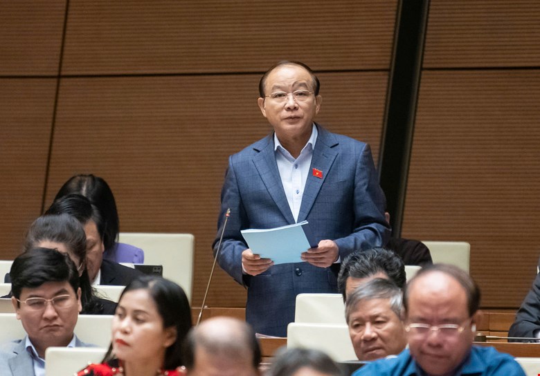 Đại biểu Lã Thanh Tân, đoàn TP. Hải Phòng.