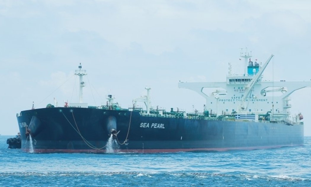 Tàu Sea Pearl, quốc tịch Hy Lạp, chở 270.000 tấn dầu thô cung cấp cho Nhà máy Lọc hóa dầu Nghi Sơn.