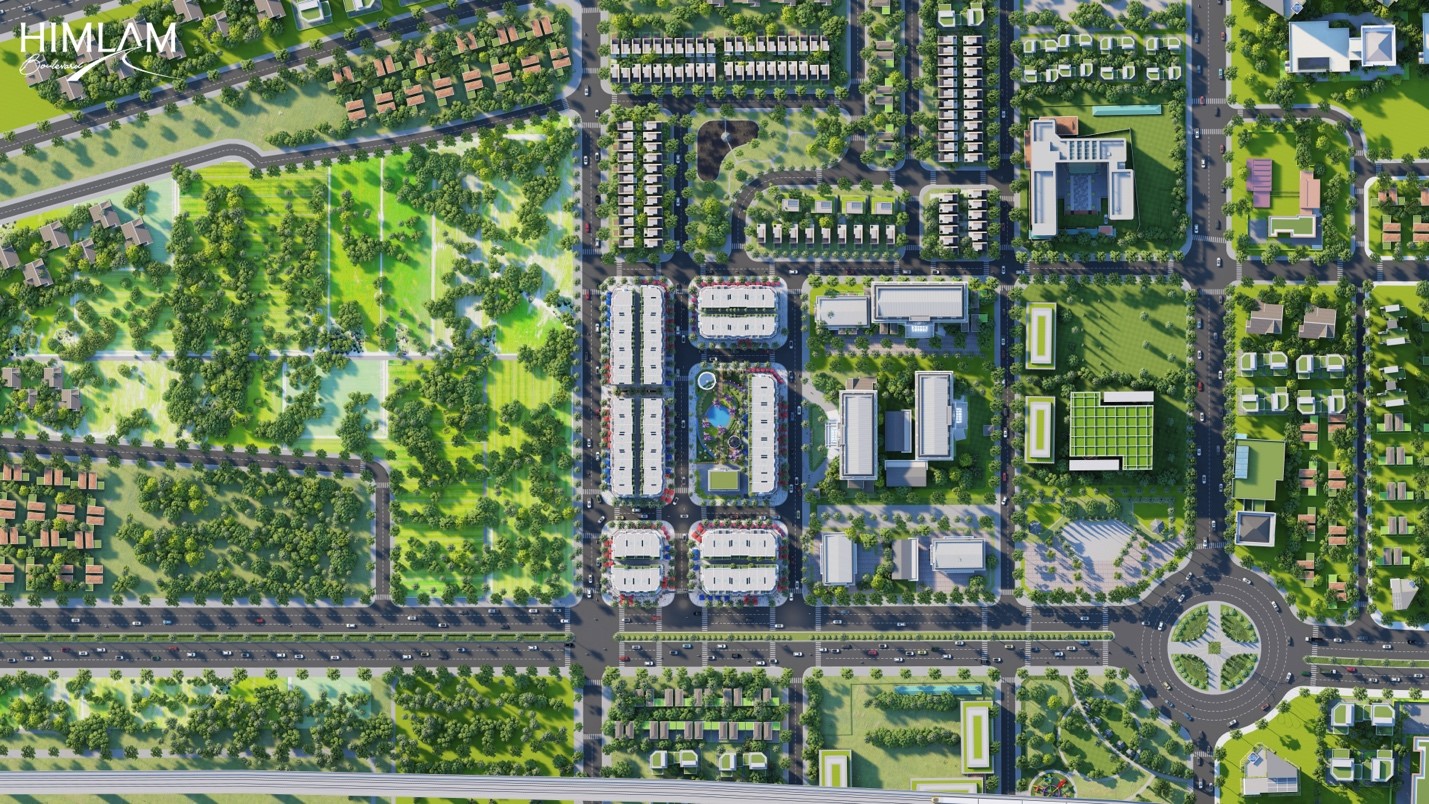 Khu đ&ocirc; thị Him Lam Boulevard l&agrave; cửa ng&otilde; kết nối đa chiều.
