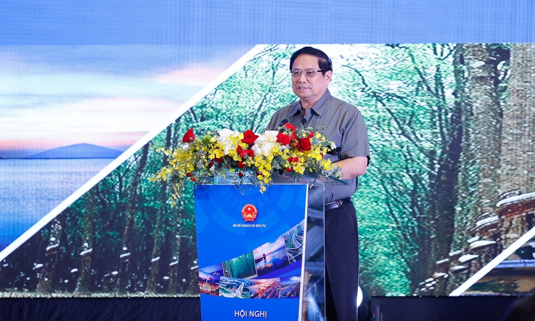 Thủ tướng phát biểu tại hội nghị - Ảnh: VGP